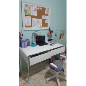 plexiglass γραφειο εργασιας για παιδικο δωματιο / plexiglass work desk for children's room