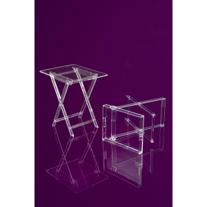 plexiglass Πτυσσόμενο βοηθητικό τραπεζάκι/plexiglass Folding side table